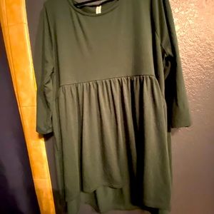 Zenana Premium Plus Size Babydoll Top Tunic NWOT